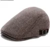 Beret lã retro artista chapéu orelha muff francês boné caps homens outdoor outono inverno quente inverno impermeável nova moda europeu americano newsboy padeiro flat boné gyl125