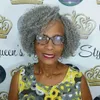 Mode Granny Ash Ponytail Afro-Américain Cheveux Humains Ponytails Argent Gris Queue De Poney Extension Postiche Clip sur Gris Afro Bouclés Coiffures