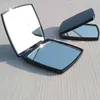 Designer Luxury Faire Double Mirror Magror Maginier Cosmetic Pliage Portable Miroirs compacts avec un sac en boîte avec LOGO3194893