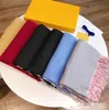 2022 Ny Scarf Wholesale Fashion Scarfs Tidlös Classic Super Long Shawl Womens Soft Velvet Winter Tjock Scarf Ingen låda