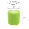 16 broodjes Zelfvolle wrap Non Geweven Bandage Wrap Ademend Huisdieren Atletisch voor Sportbeschadiging Enkelknie Pols Stuppels Q0913