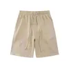 21ss Reflective High Street Shorts Men's Casual Sports Pant Loose Oversize Style Drawstring Short Pants Trend Designer