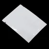 2021 NUOVO 6x8 cm Bianco alluminio in alluminio riutilizzabile zip grade sacchetto di stoccaggio per caffè per caffè Polvere Polvere Mylar Foil Seighting Package Package