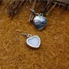 3 paar / veel natuurlijke shell hanger hart voor vrouwen kristal oorbellen elegante bruiloft sieraden hand gemaakt