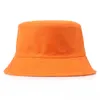 Nowa para czapka Przenośna moda Solid Kolor Folding Fisherman Sun Cotton Hat Outdoor Men and Women Multisason Bucket9797449
