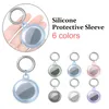 Airtag Loop TPU Case Clear Soft Full Protector Cover f￶r Airtags Locator Anti-Lost Device Keychain Protective Hleeve Smart Accessories