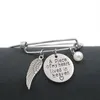 a Piece of My Heart Lives in Heaven Remembrance Miscarriage Stainless Steel Charm Bangle Bracelet Women Memorial Jewelry Q0719