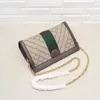 MIRROR TOP Quality Fashion Designer G Classic Evening Bag Original Shoulder Wallet Luxury Brand Chain Packet