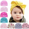 Bebé impressão estrela estrela borboleta ponto chapéus recém-nascido macio coelho orelhas Caps Kids Beanie Bonnet Infantil Headwear Acessórios Criança