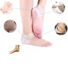 Support de cheville 1 paire de chaussettes de talon de silicone respirant protecteur Protection Chaussure de ballet hauts talons fissurés