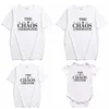 Familj Matchande Outfits Mor och Dotter Sommar T Shirt Daddy Mom Baby Girl Kläder Lady Clothing Cotton Casual Boys Tshirt 210417