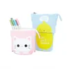 Cute, simple, multi-functional pen holder and pencil bags, variable drop-down canvas caser 10 styles