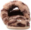 Winter Fur Slipper Dearfoams Kvinnors Faux Fur Closed Toe Scuff Slipper