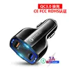 QC 3.0 USB C Car Charger 3-Ports Quick Charge 3.0 Fast Charger for Car Phone Charging Adapter for iPhone Xiaomi Mi 9 Redmi with Retail Package