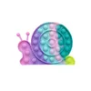 Tryck bubbla fidget leksaker ny makaron färg skrivbord pussel silikon dekompression leksak autism rehabilitering träning rekvisita