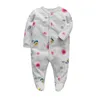 2020 Nieuwe Baby's Romper Pasgeboren Baby Jongens Meisjes Sleepers Pyjama 3M -12 M Maanden Jumpsuit Infant Lange Mouw Kleding G1221