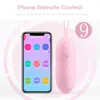 NXY Sex Eggs Mobilee Telefoon App Controle Vibraterende Ei Oplaadbare Dildo Wibrator Clitoris Vagina Stymulator Dorosłych Zabawki Voor Vrouw Koppels 1215