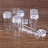 Bottiglie di vetro da 24 pezzi da 30 ml da 1 OZ con tappi in alluminio Vasetti da 30 * 70 mm Contenitori trasparenti Bottiglie di profumobuona quantità