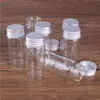 24PCS 30ML 1oz زجاجات الزجاج مع قبعات الألومنيوم 30 * 70 ملليمتر الجرار الحاويات شفافة العطور الزجاجية