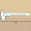 Plast Vernier Calipers Gauge Micreter 0-150mm Mini Student Ruler Standard ABS Noggranna mätverktyg 5 färger