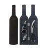 Novo 3 pcs 5 pçs / set Abridor de Garrafa De Vinho Rolha Pourer Acessórios Saca-rolhas Kit Titular Cortador De Vinho Abridor De Vinho Ferramentas de vinho hippocampal faca