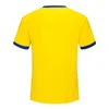 Geel Blanco Spelers Team Aangepaste Naam Nummer Voetbal Jersey Mannen Voetbal Shirts Shorts Uniforms Kits