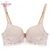 PAERLAN Seamless Wire Free Lace Bra Small Breasts Push Up One - Piece Sexy Back Closure Tow Hook - and - Eye underwear Women Cup 211110