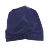 Bonnet / Skull Caps Femmes Turban Chapeau Nuit Dormir Pour La Chimiothérapie Couleur Unie Couverture Complète Capuchon Intérieur Wrap Tête Bonnet W Avant Perte De Cheveux Accueil