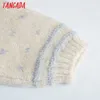 Tangada femmes Twist Jersey boutons Cardigan Vintage pull dame surdimensionné tricoté Cardigan manteau 3H134 210609