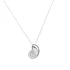 Chains Gold Ariel Voice Shell Necklace Spiral Swirl Sea Snail Ocean Beach Conch Necklaces For Women Party Gifts