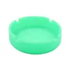 Cirkulär Creative Silicone Ashtray Vattentät Fall Beständig Hem Gift Office Vehicle Ash Tray