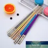 1 Uds palillos de metal chinos de color chapado en oro palillos de acero inoxidable antideslizantes palillos de cocina reutilizables Sushi precio de fábrica diseño experto calidad último estilo