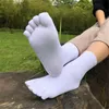 Skarpetki męskie Męskie 1PCS Toe Coolspec Run Lightwweight No Show Blister Prevention Pięć palców bieganie koszykówki Pilates Yoga Men