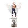 Keychains 2022 Anime Jujutsu Kaisen Gojou Shake Action Figure Stand Model Plate Desk Decor Cute Acrylic Standing Gift Toy Smal22