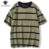 Aolamegs Men T Shirt Color Block Print 3 color Optional Tee Shirts Simple High Street Basic All-match Cargo Tops Male Streetwear 210726