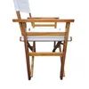 미국 주식 가든 접이식 의자 나무 감독 의자 2pcs / 세트 Populus + 캔버스 A58