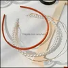 Headbands Hair Jewelry Three Piece Set Hoop Women Fashion Band Aessories Ycolor Super Immortal Wave Metal Versatile Headband 4 9Dg K2B Drop