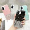 Pour Xiaomi Redmi Note 9 Pro Case Glitter Phone On 10 8 7 10S 9S Xiomi Mi 11 Lite Poco F3 X3 Cover