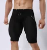 Odważna osoba lato styl oddychający siatki mężczyźni ciasne spodenki casual bodybuilding stałe rajstopy seksowne przezroczyste 210716