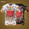 Plein Bear T Shirt Mens Designer Designer Designer Abbigliamento Brand Abbigliamento Rhinestone Skull Uomo T-shirt classici di alta qualità Hip Hop Streetwear Tshirt Casual Top Tees PB 11327