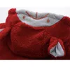 Cappotti invernali per neonati per neonati Giacche per neonati Velluto spesso Ragazze Ragazzi Giacche con cappuccio Capispalla per bambini 0-2 Y Baby Kid Snowsuit H0909