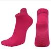 Hot Freshable Anti-Fricção Mulheres Yoga Meias Silicone Pontos Toalha De Toalhas Não Deslize Pilates Barre Gym Sports Dance Sock Chinelos com Apertos