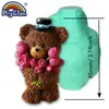 Stampi in silicone 3D Big Bear per cake topper che decora Bear Boy Gril Sapone Candela che fa forma a forma di animale Mestiere per la decorazione domestica 210721