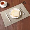 4pcs/lot Placemats PVC Snowflake Pattern Table Cloth Mats Non-slip Heat Insulation Tableware Plate Coasters 210423