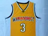 #3 Paul College Basketball Jersey Black White Wake Forest For Men School Jerseys allemaal genaaid