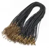 0.15*45cm Black Brown Color Handmade Rope Gold Plated Chains Fashion Accessories Jewelry For Pendant Necklaces