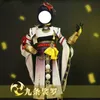 NIEUW Game Genshin Impact Kujou Sara Cosplay kostuum met Mask Headwear Halloween Y0903