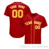 Maillot de baseball homme personnalisé brodé équipe cousue n'importe quel nom n'importe quel numéro taille uniforme S-3XL 010