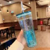 meerjungfrau glas tasse