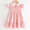 LOVE DDMM Mädchen Kleider Sommer Puppe Kragen Punkte Kinderkleidung Süße Prinzessin Schöne Kinder Kleidung Weste Kleid 210715